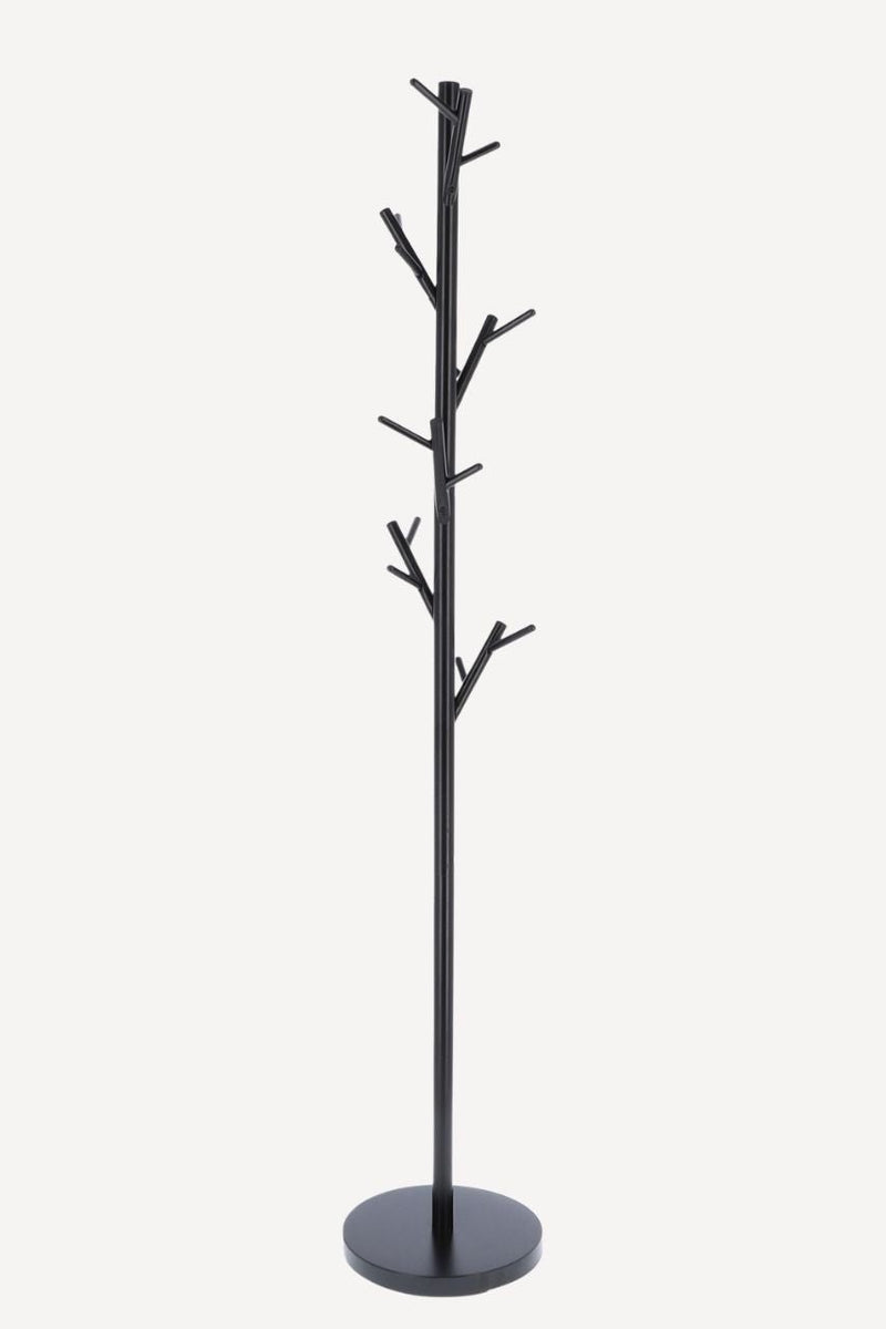 Zwarte kapstok 'tree' met 18 haken 