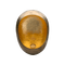 Gouden kandelaar in de vorm van een ei. Voorzien van houder voor kaars. Maat: XL