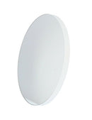 Elegante spiegel met gecoat plaatstalen rand in de kleur wit. Doorsnede 50 cm