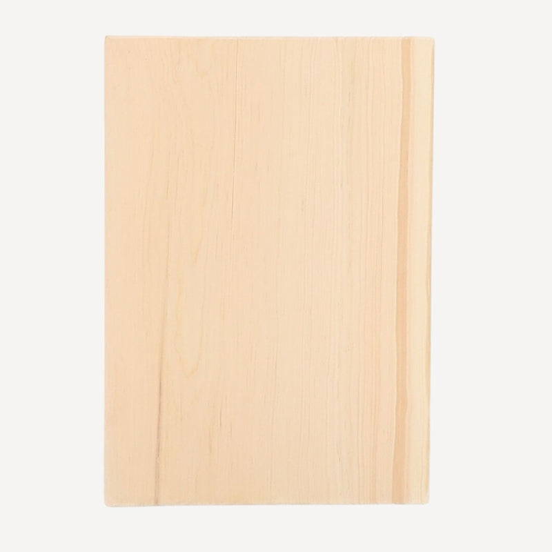 Vurenhouten blok als bijzettafel
