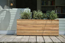 teak houten plantenbakken 100cm